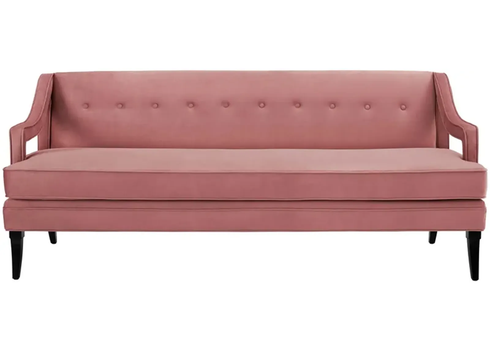 Concur Button Tufted Performance Velvet Sofa