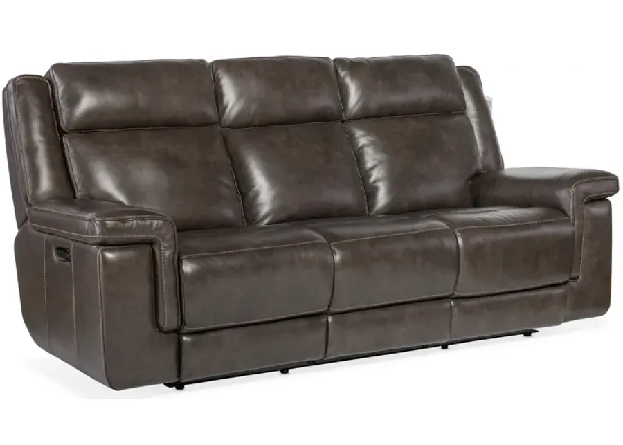 Montel Lay Flat Power Sofa with Power Headrest & Lumbar