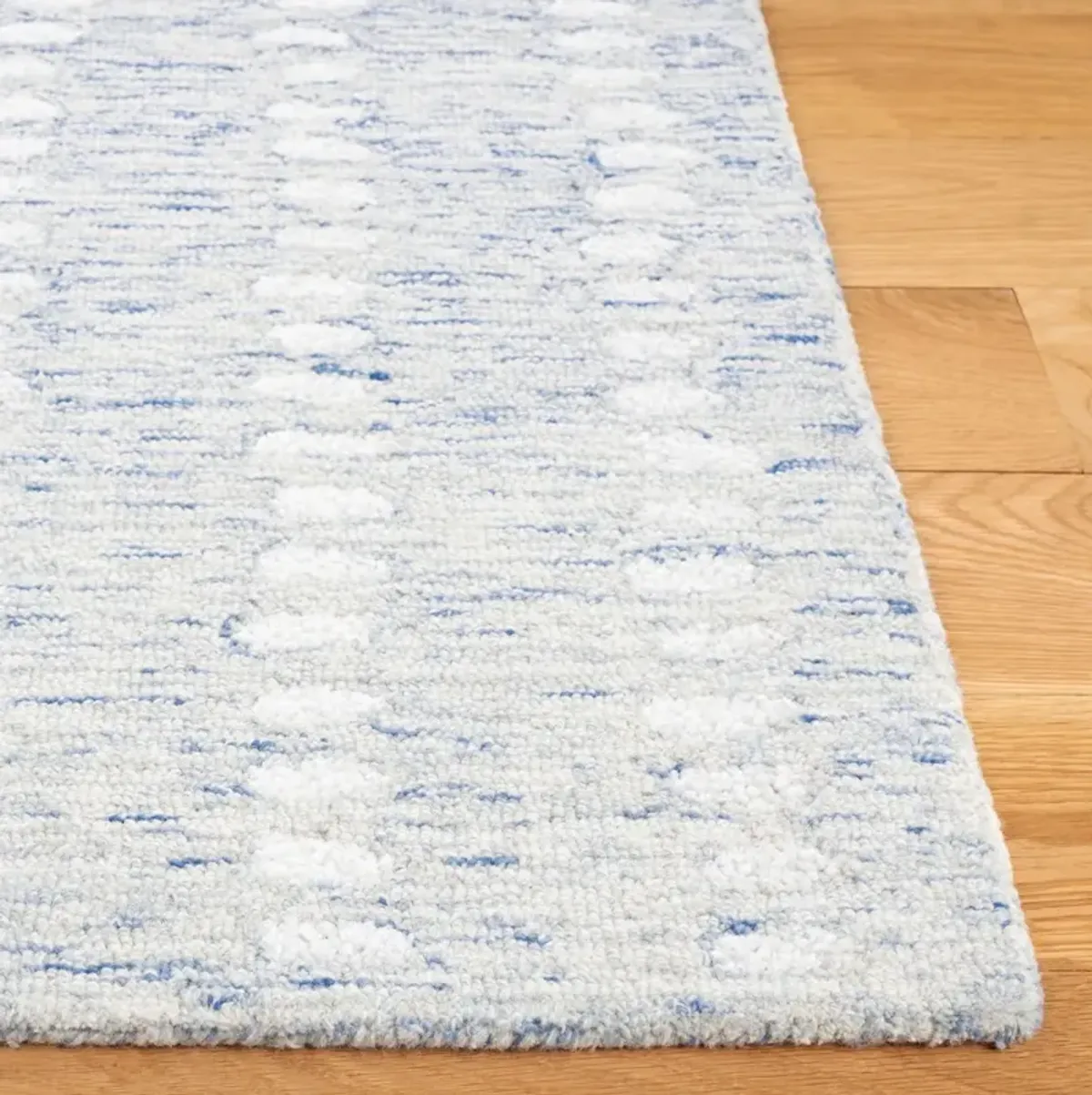 ABSTRACT 498 BLUE  4' x 6' Small Rectangle Rug