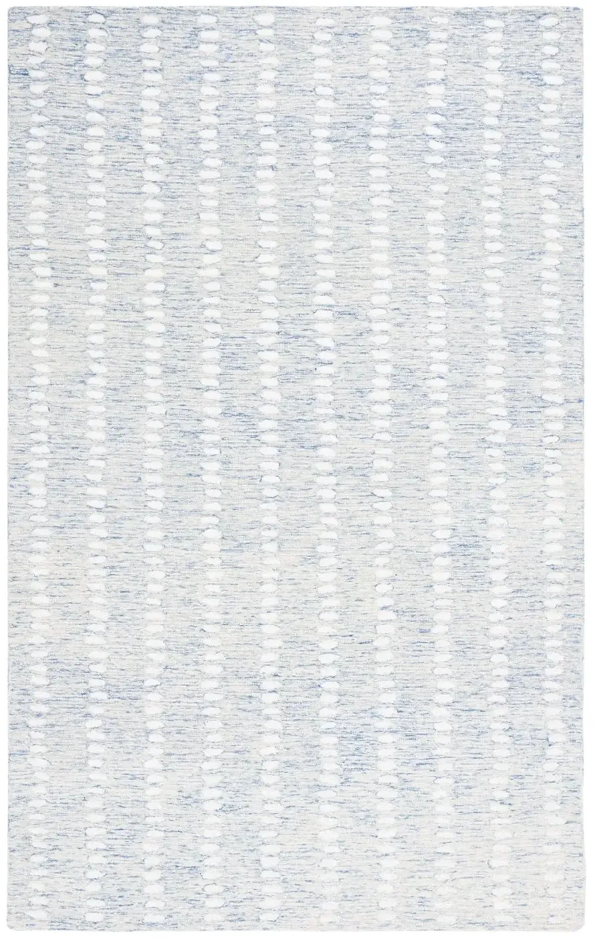 ABSTRACT 498 BLUE  4' x 6' Small Rectangle Rug