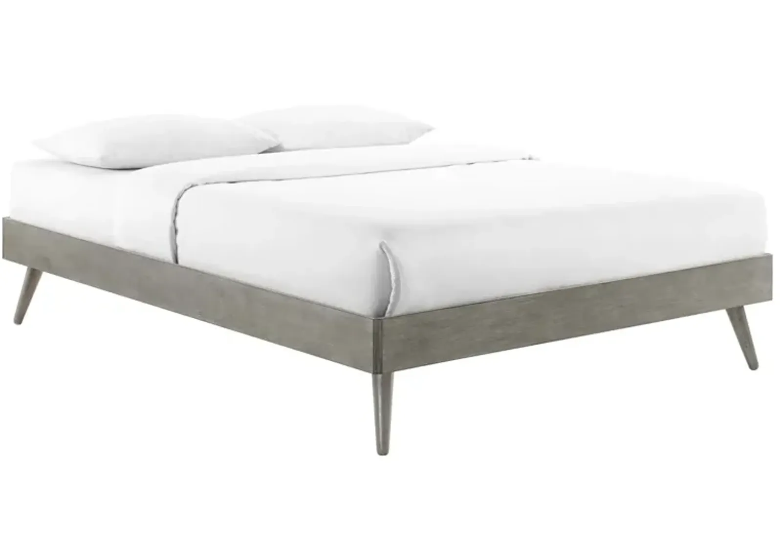 Margo King Wood Platform Bed Frame