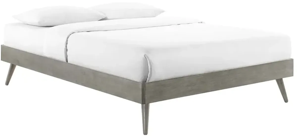 Margo King Wood Platform Bed Frame