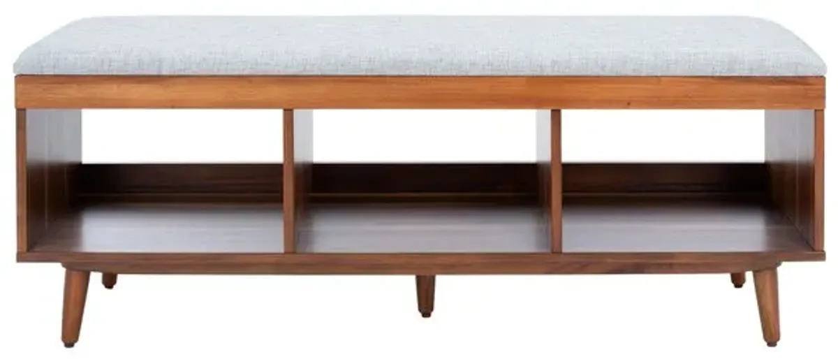 CRICKET OPEN SHELF BENCH W/ CUSHION