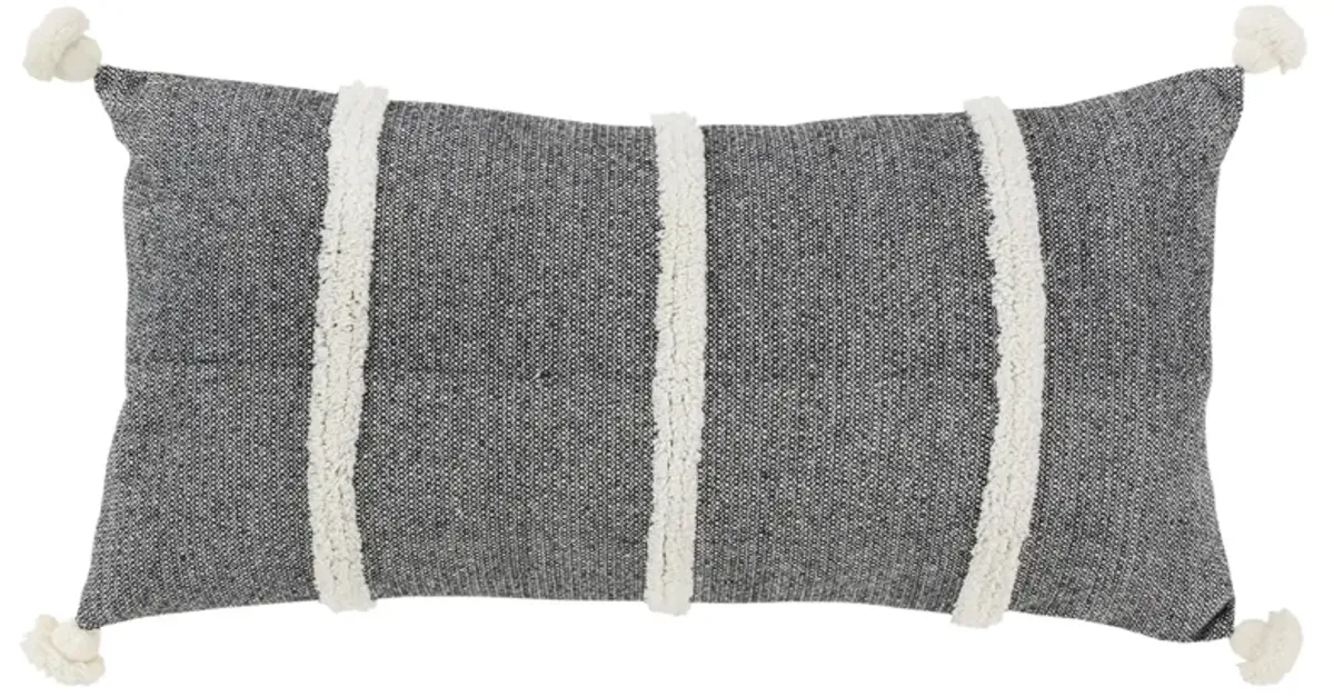 Stripe Black  Pillow