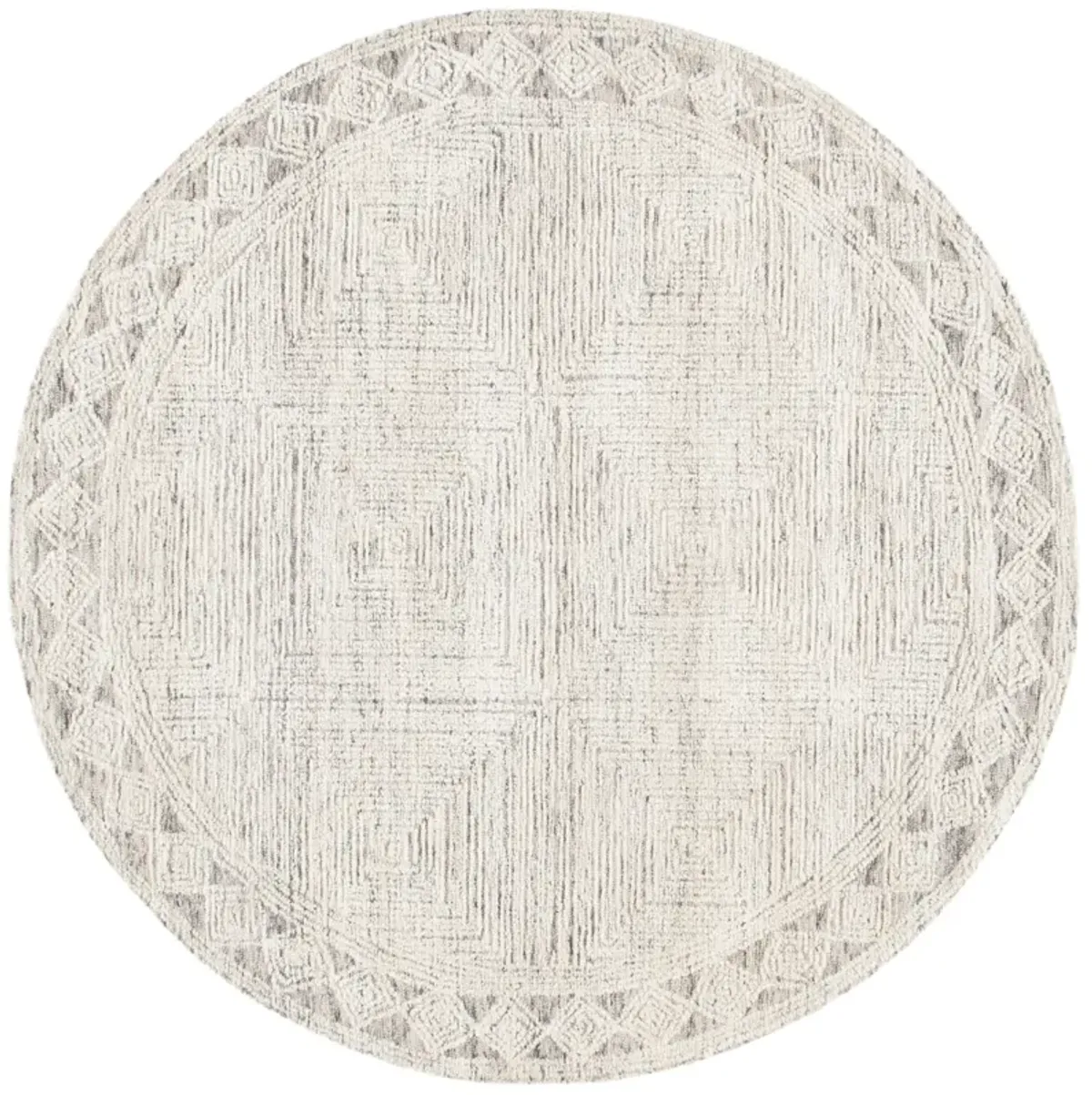 ABSTRACT 349 IVORY  10' x 10' Round Round Rug