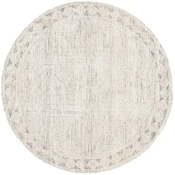 ABSTRACT 349 IVORY  10' x 10' Round Round Rug