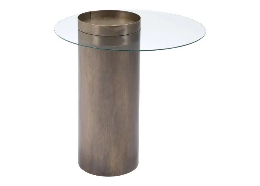 Emi End Table Antique Bronze