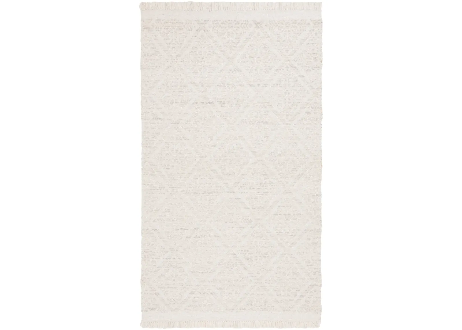 KILIM 766 LIGHT GREY  5' x 8' Medium Rectangle Rug