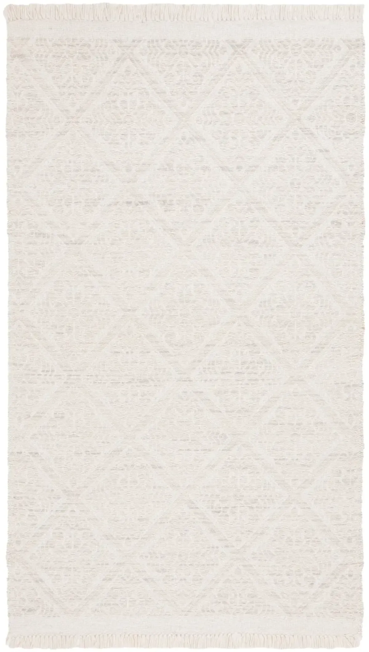 KILIM 766 LIGHT GREY  5' x 8' Medium Rectangle Rug