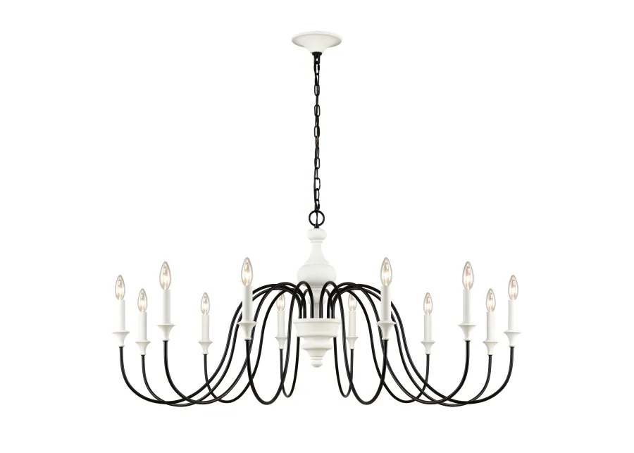 Val de Loire 48" Wide 12-Light Chandelier