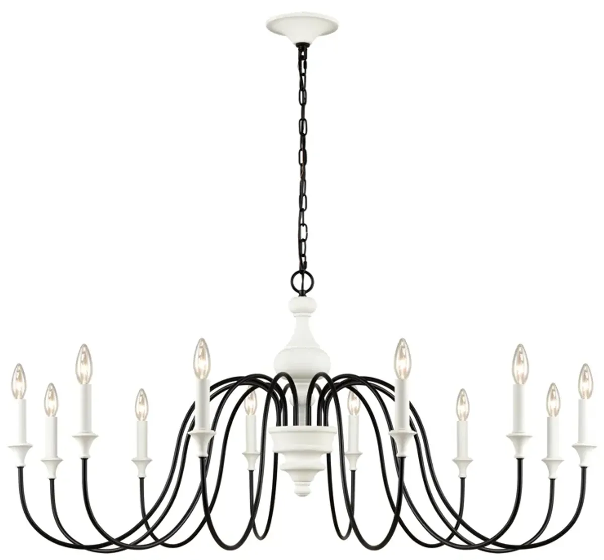 Val de Loire 48" Wide 12-Light Chandelier