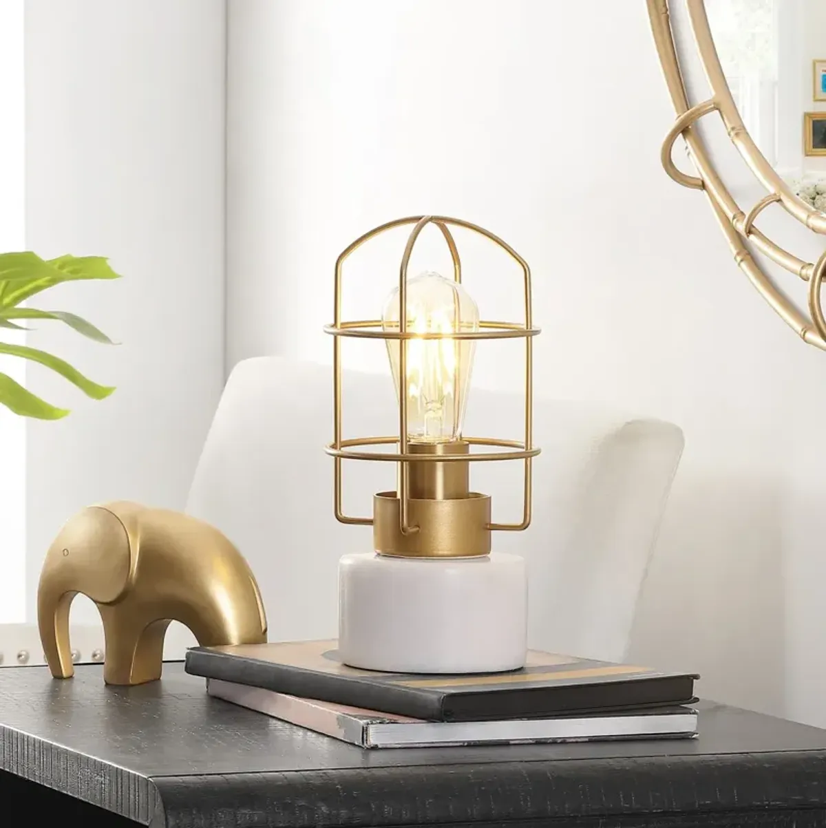 SADAF IRON TABLE LAMP 