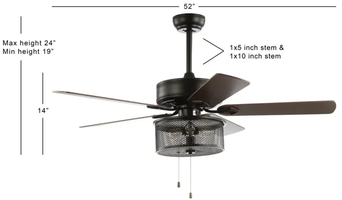 FREDRIK CEILING LIGHT FAN