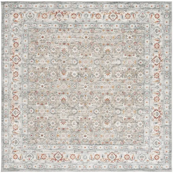 AVALON 210 GREY  6'-7' X 6'-7' Square Square Rug