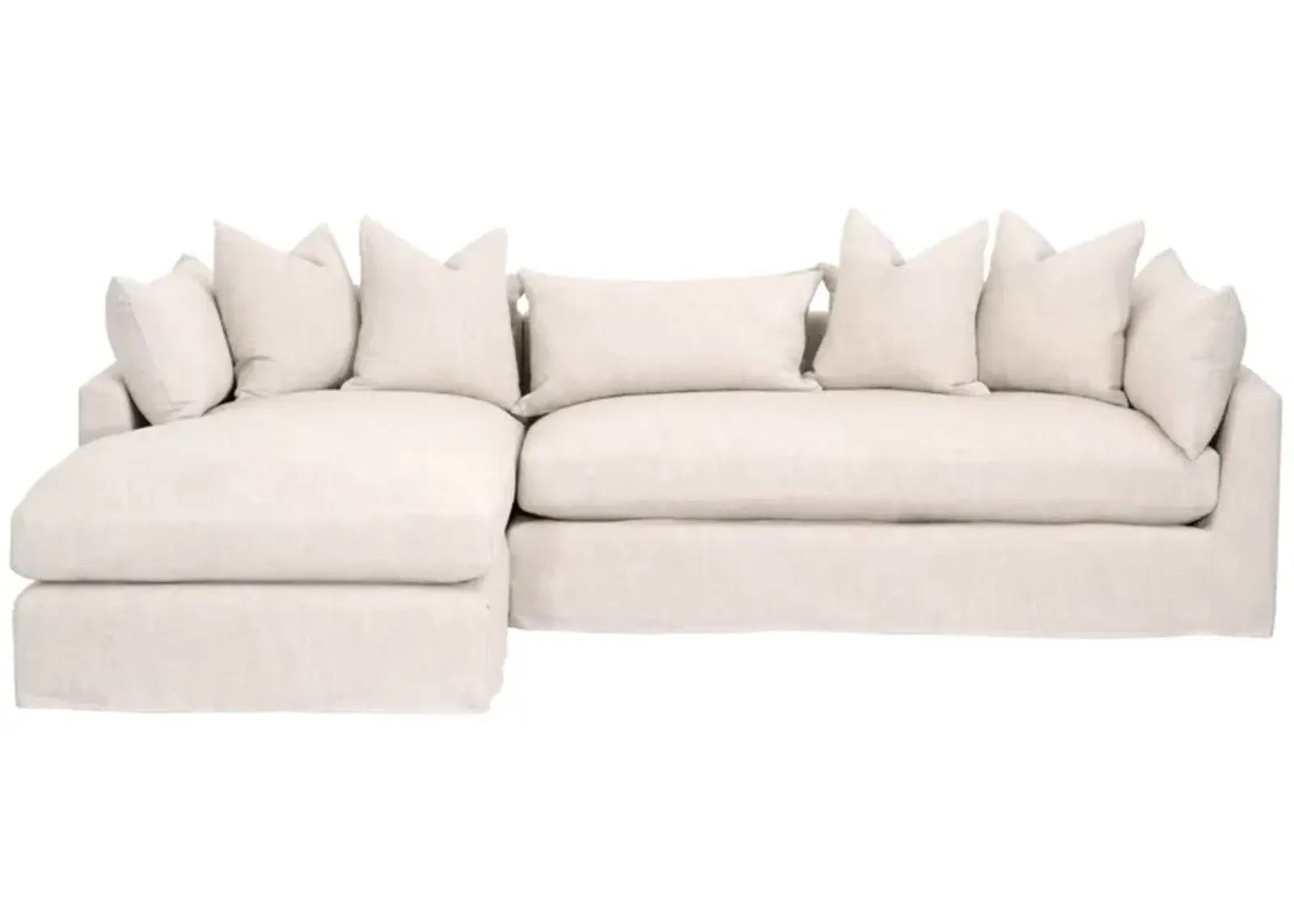 Haven Slipcover Left Facing Sectional