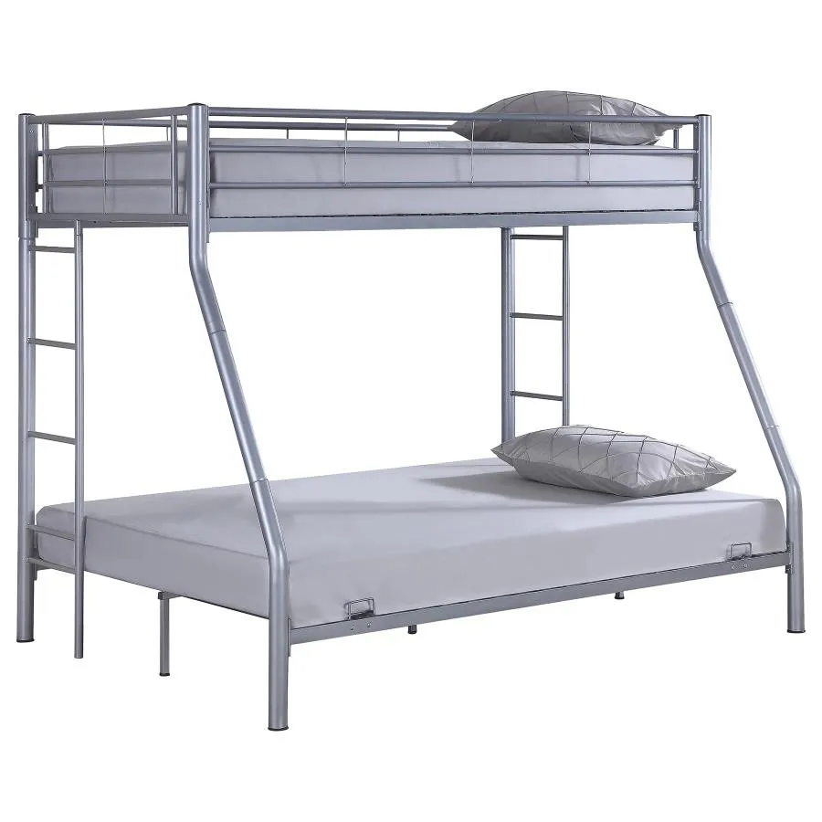 Hayward Twin Over Full Bunk Bed Silver