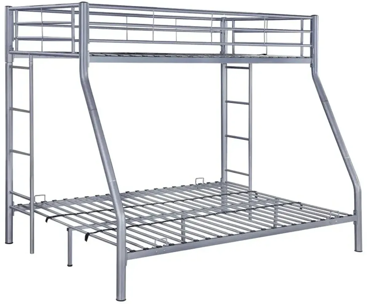 Hayward Twin Over Full Bunk Bed Silver