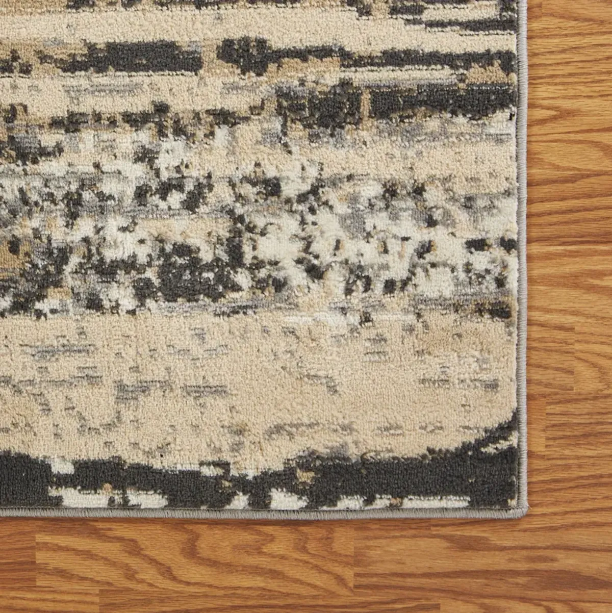 Izabella Abstract Distressed Area Rug 5'2" x 7'2"