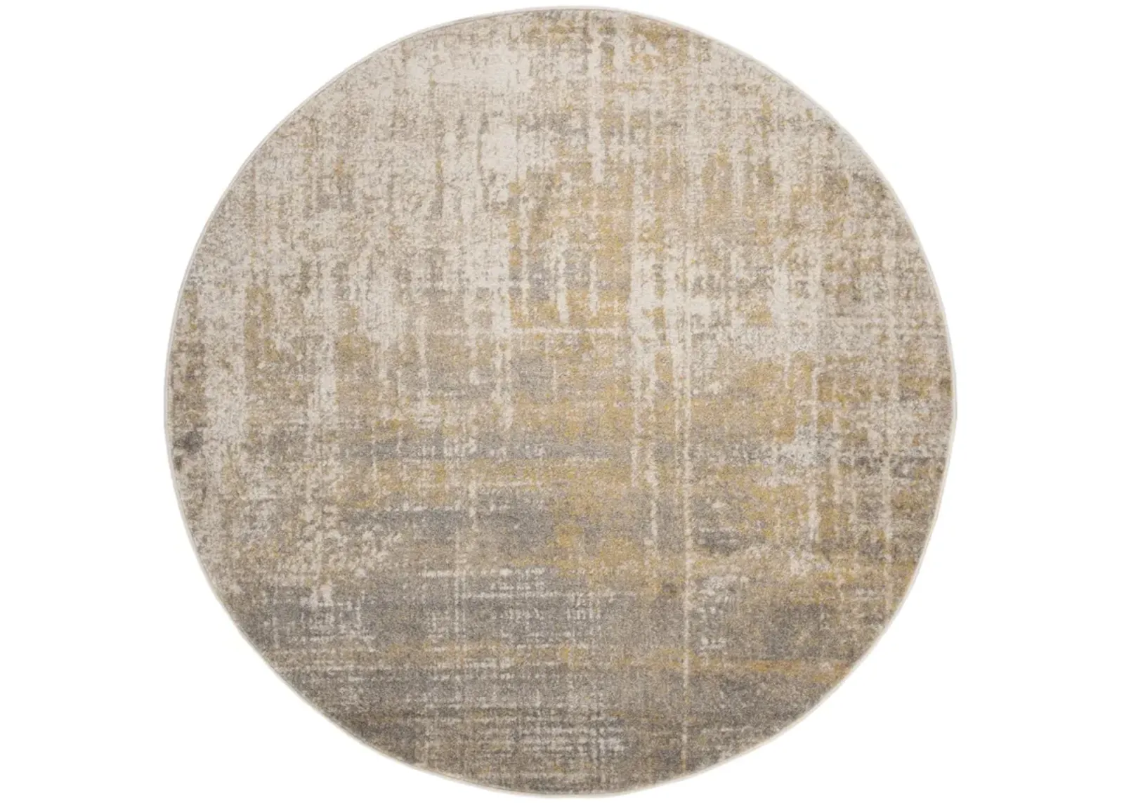 ADIRONDACK 207 CREME  3' x 3' Round Round Rug