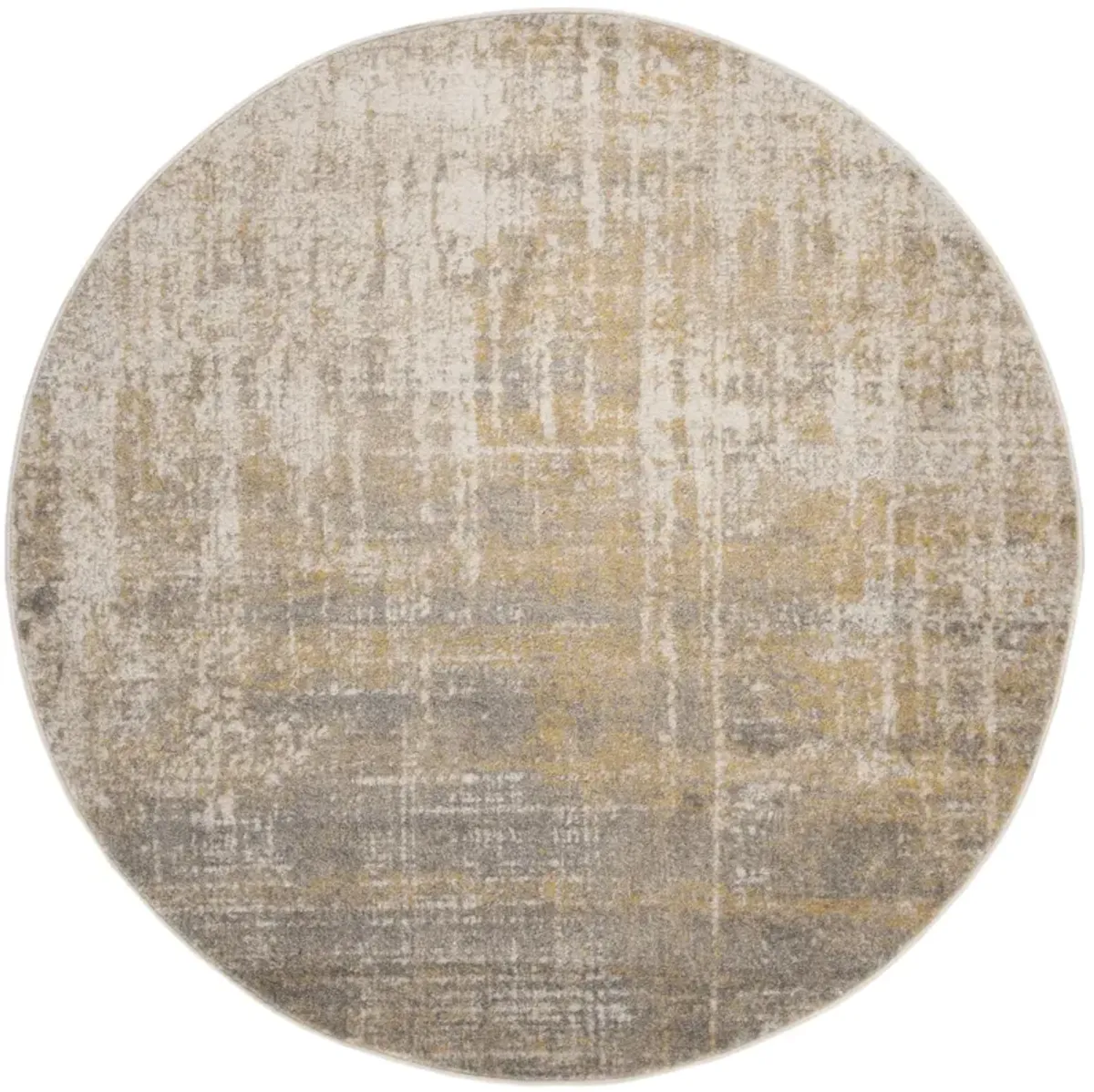 ADIRONDACK 207 CREME  3' x 3' Round Round Rug