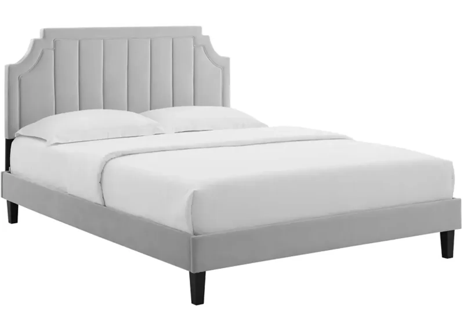 Sienna Performance Velvet Full Platform Bed