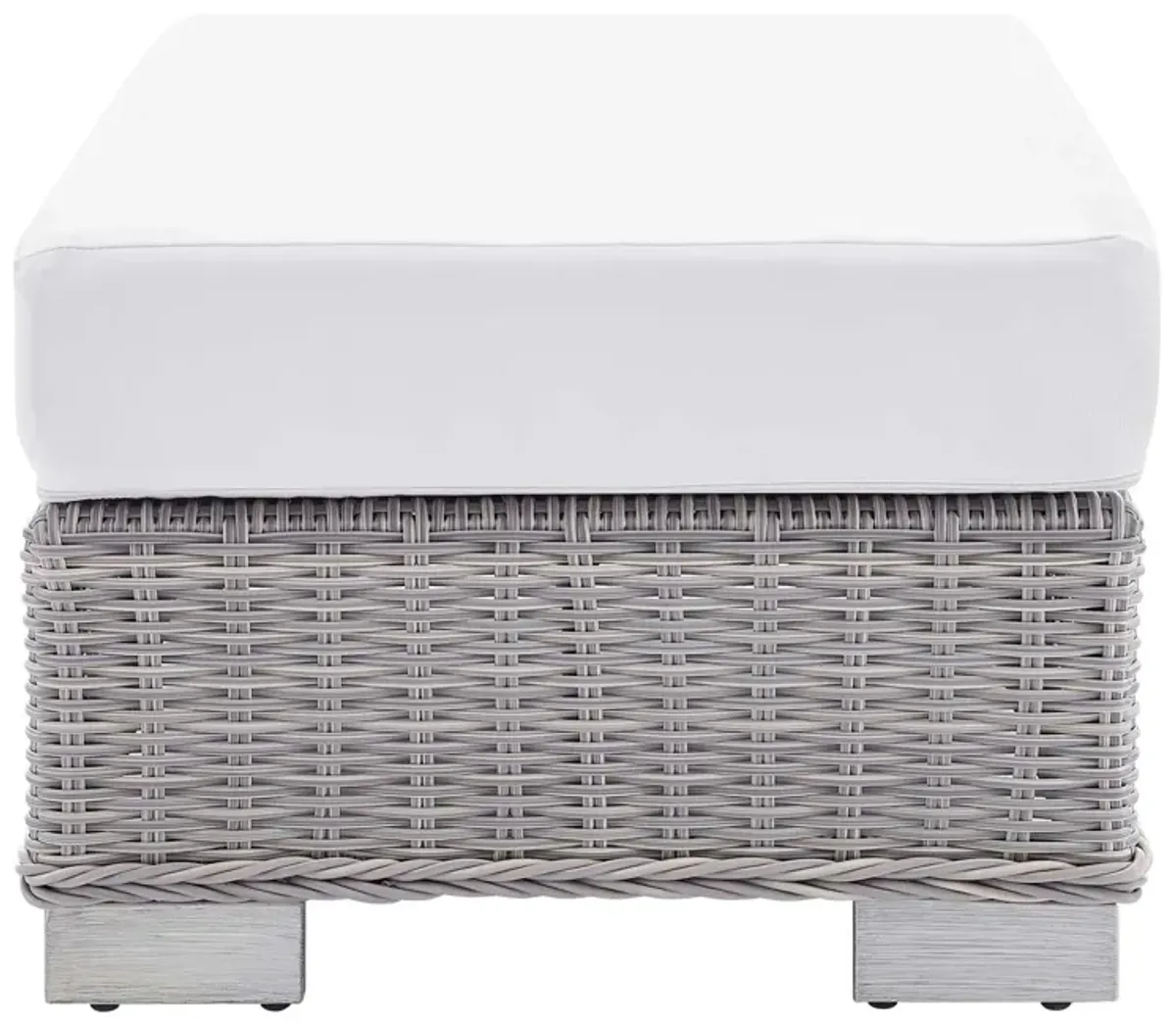 Conway Sunbrella® Outdoor Patio Wicker Rattan Ottoman