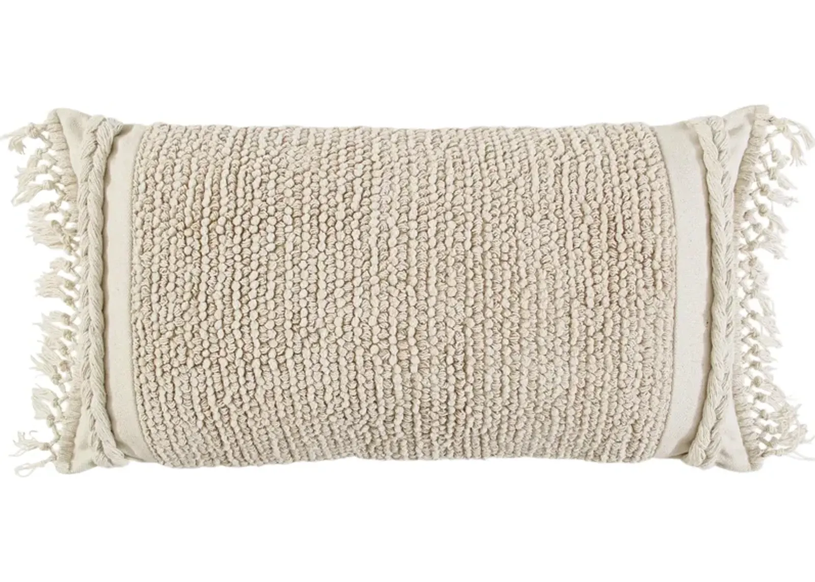 Solid Texture Natural  Pillow