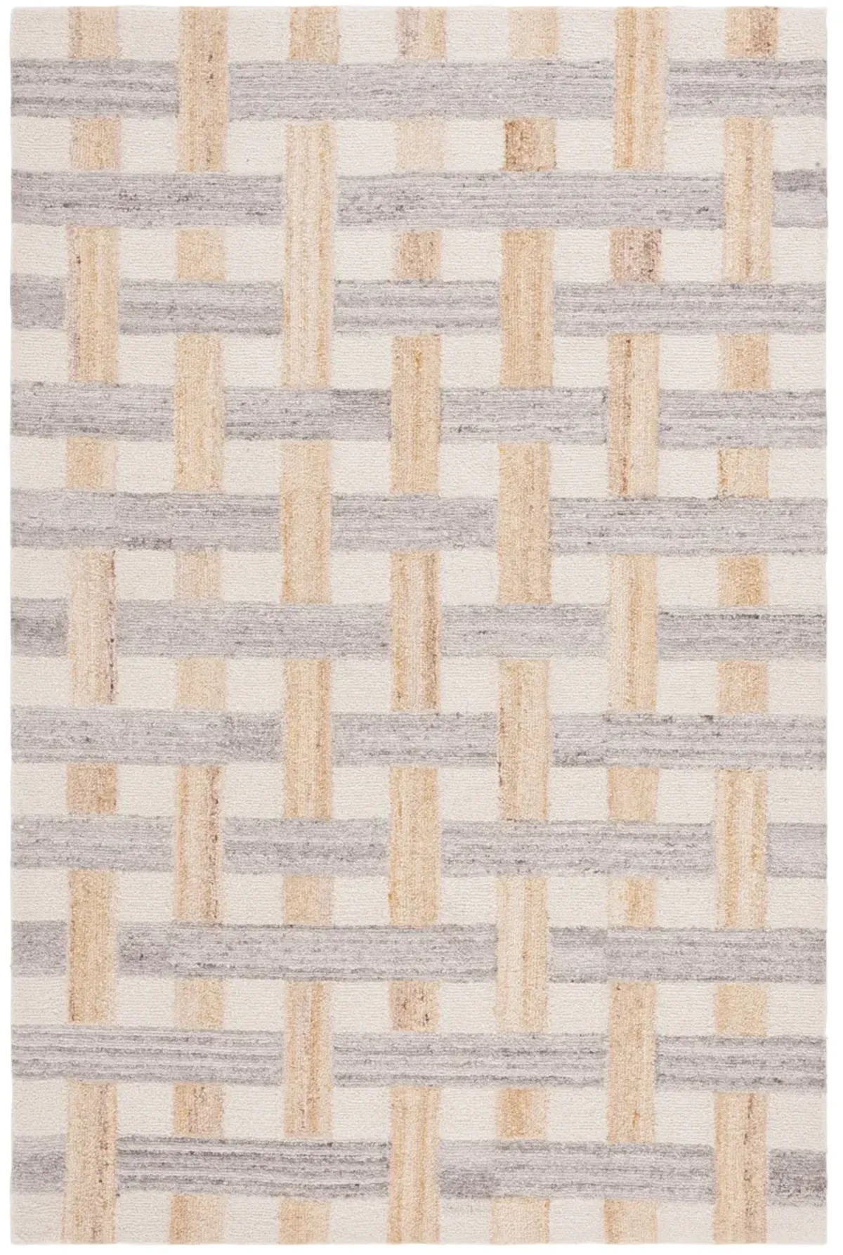 GENRE 301 CHECKERED GREY  6' x 9' Medium Rectangle Rug