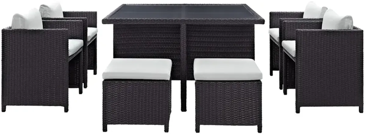 Inverse 9-Piece Outdoor Dining Set