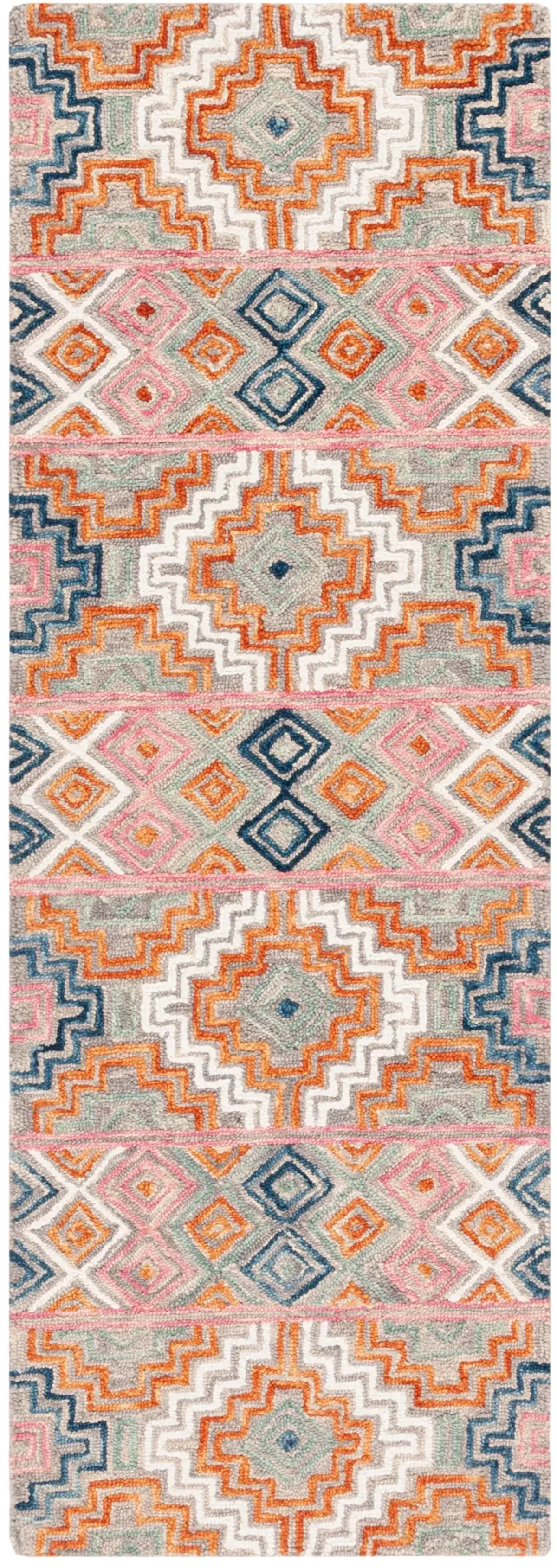 ASPEN 279 ORANGE  2'-3' x 15' Runner Rug