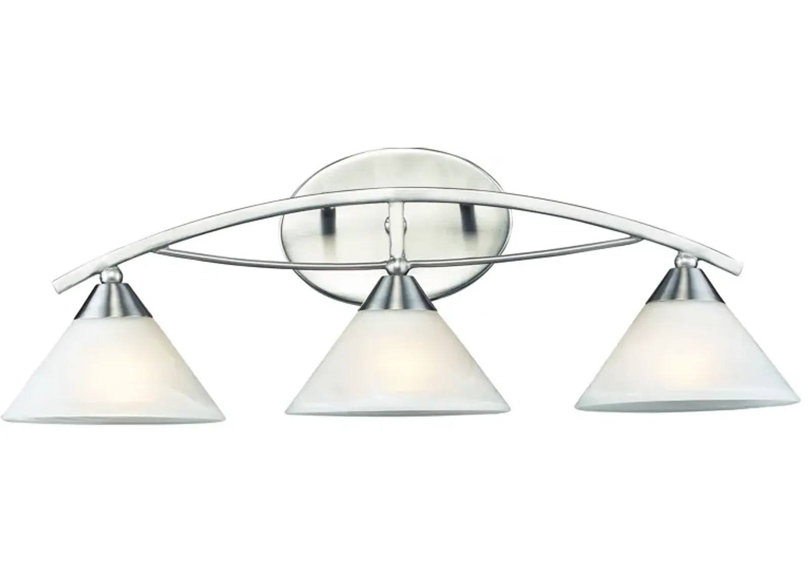 Elysburg 25" Wide 3-Light Vanity Light - Satin Nickel