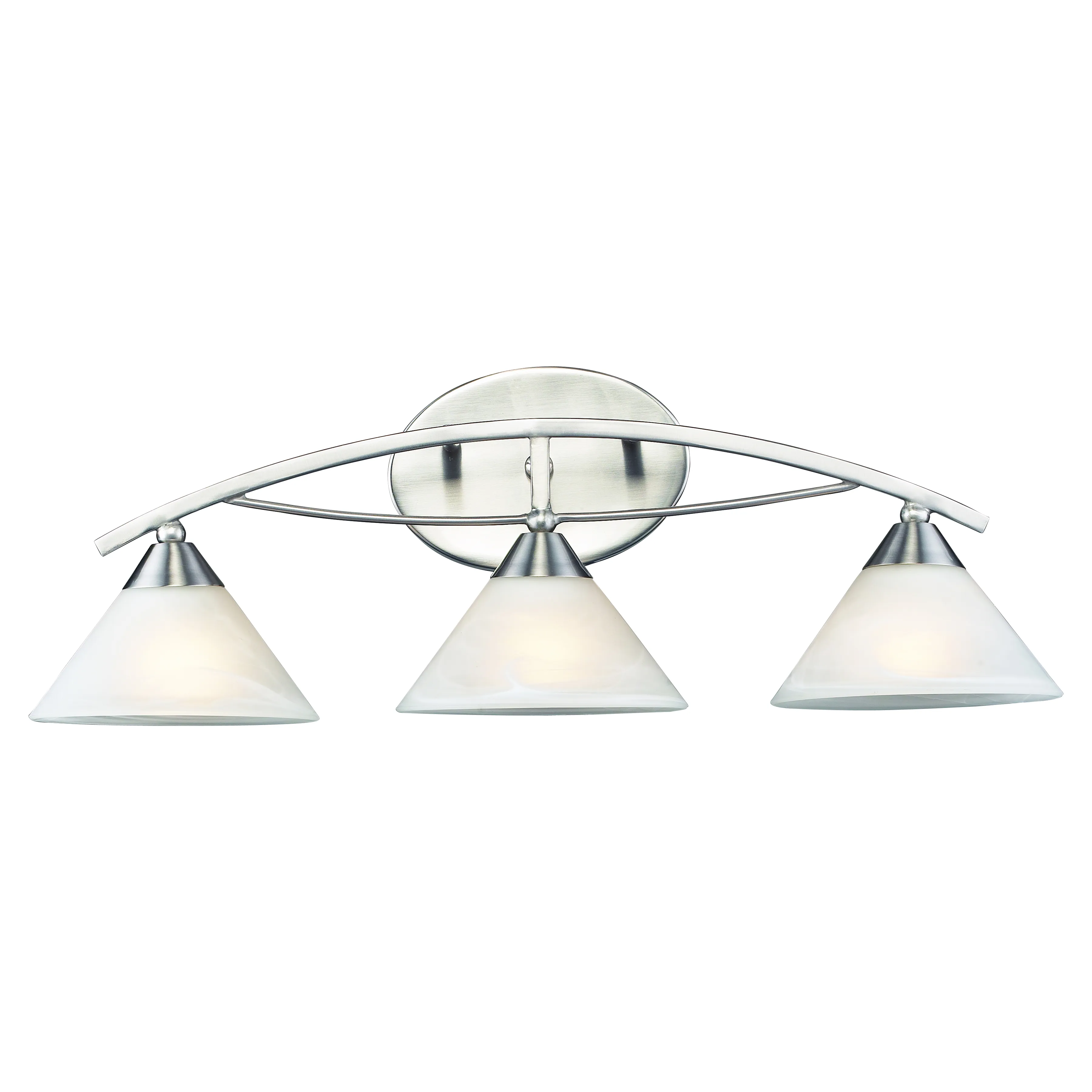 Elysburg 25" Wide 3-Light Vanity Light - Satin Nickel