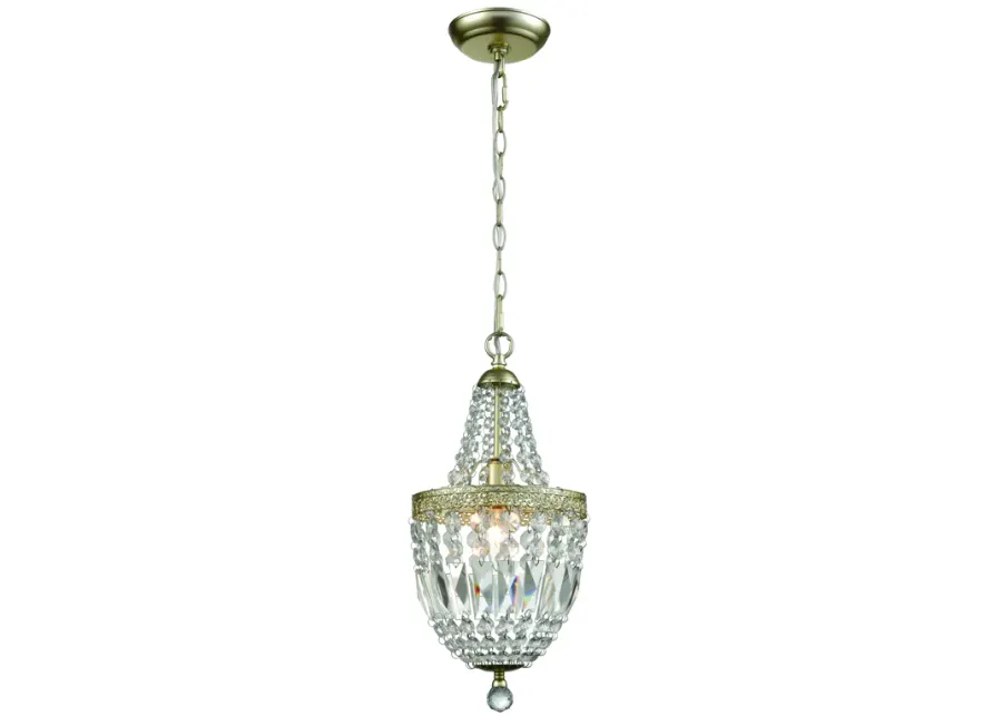 Morley 8" Wide 1-Light Mini Pendant - Clear