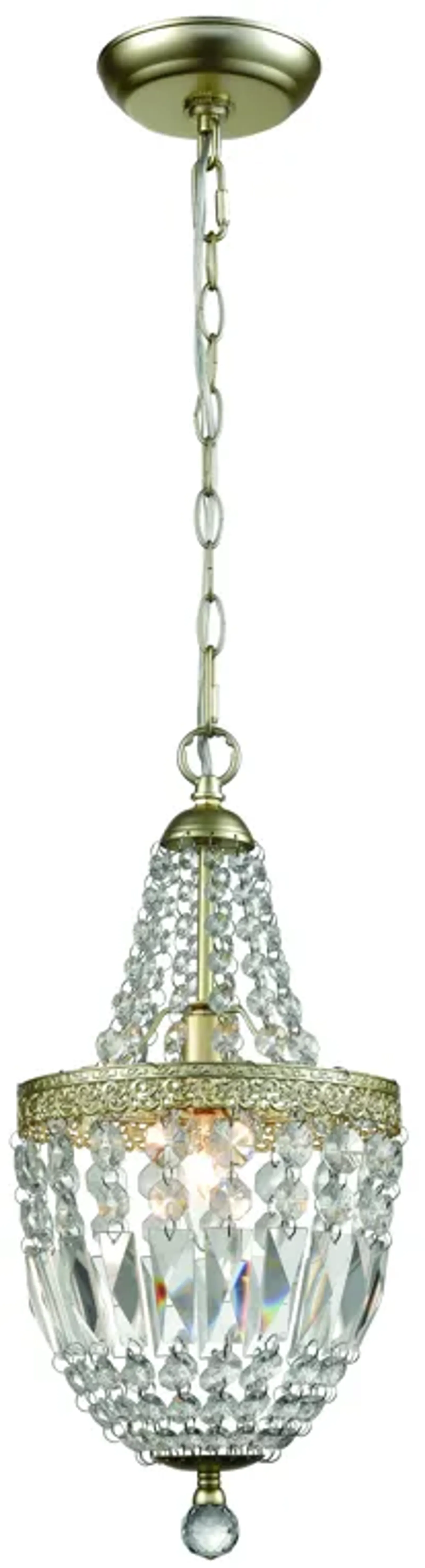 Morley 8" Wide 1-Light Mini Pendant - Clear