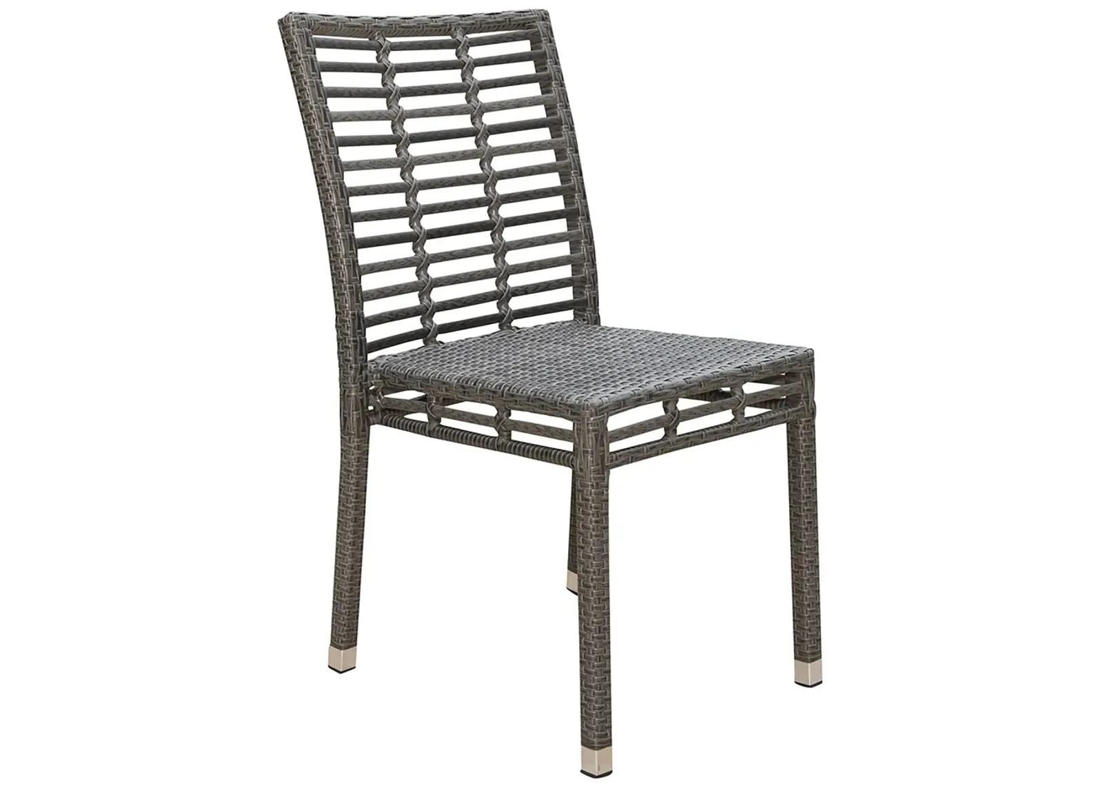 Panama Jack Graphite Stackable Side Chair