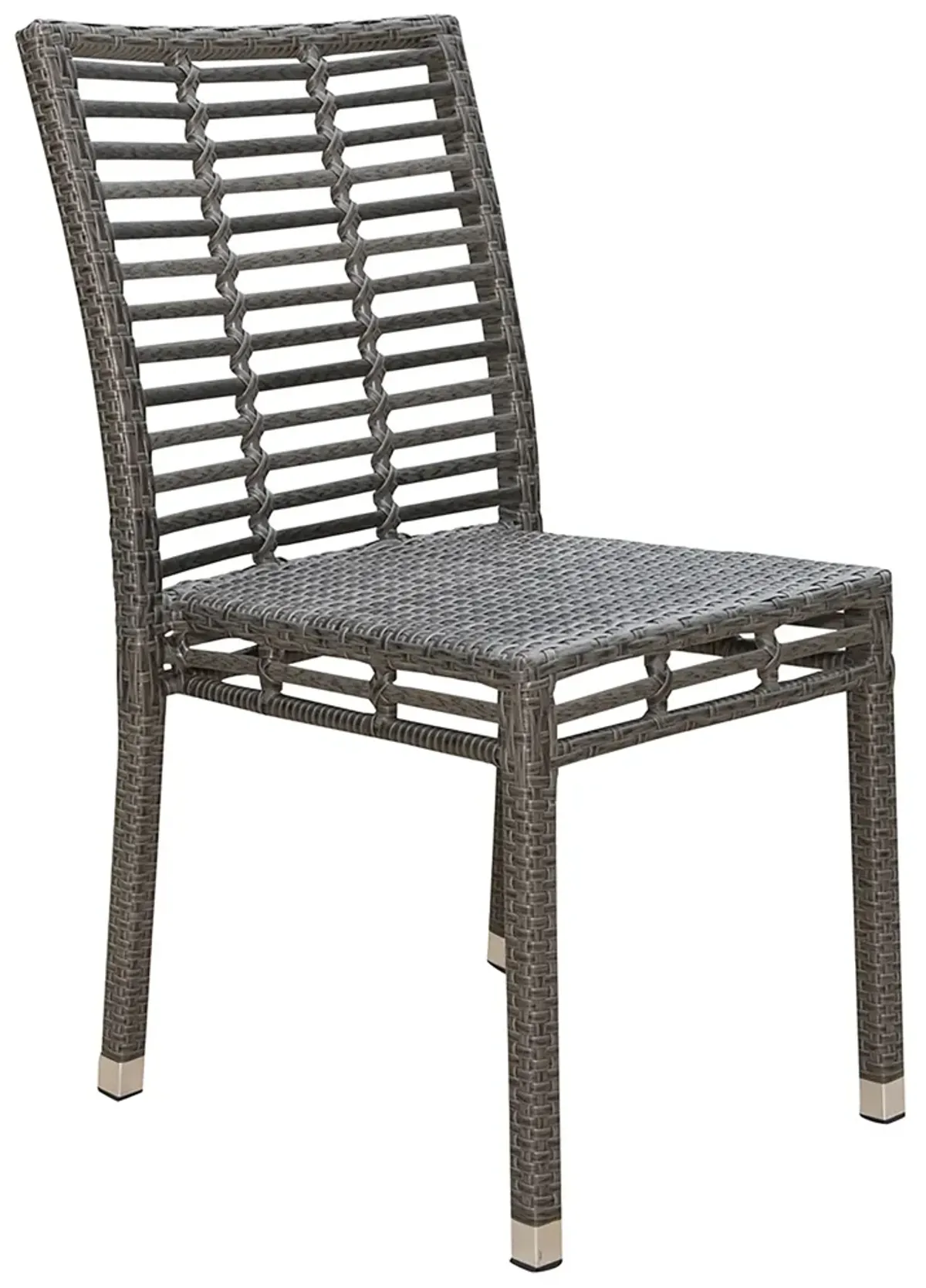 Panama Jack Graphite Stackable Side Chair