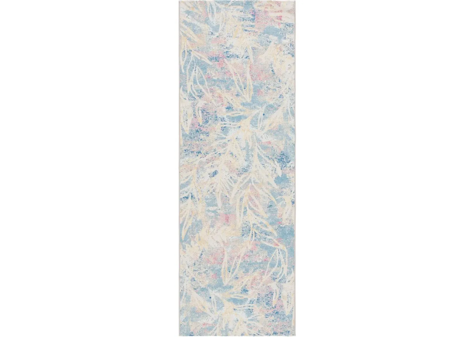 BARBADOS 512 Blue 2'-8' X 8' Runner Rug