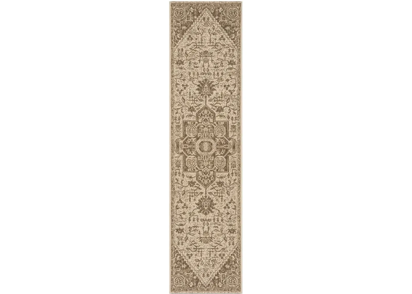 Safavieh BEACH HOUSE Collection BHS138B-212 Beige / Cream 2'-2" X 12'