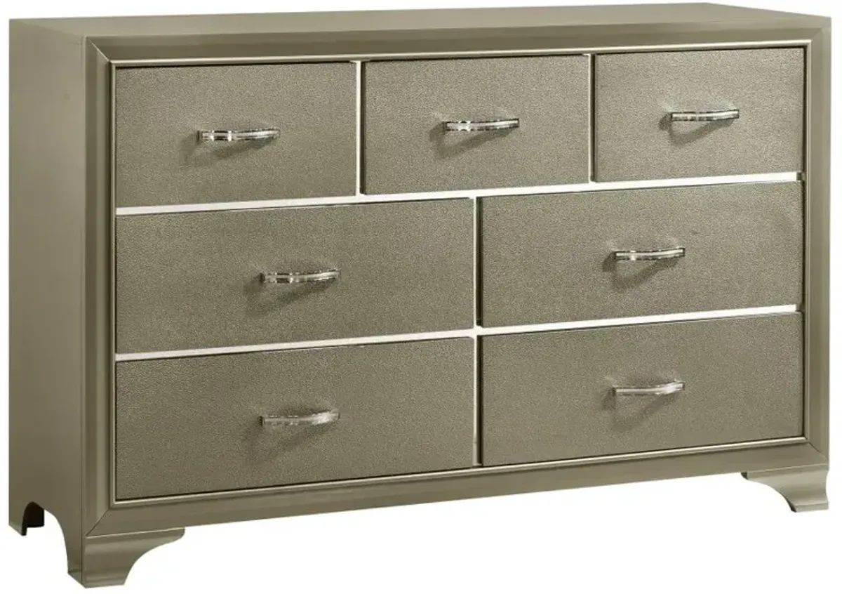 Beaumont 7-drawer Rectangular Dresser Champagne