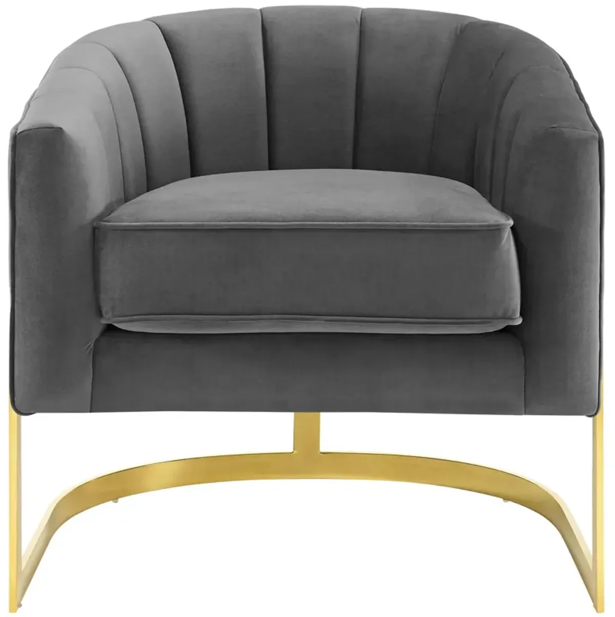 Esteem Tufted Performance Velvet Armchair