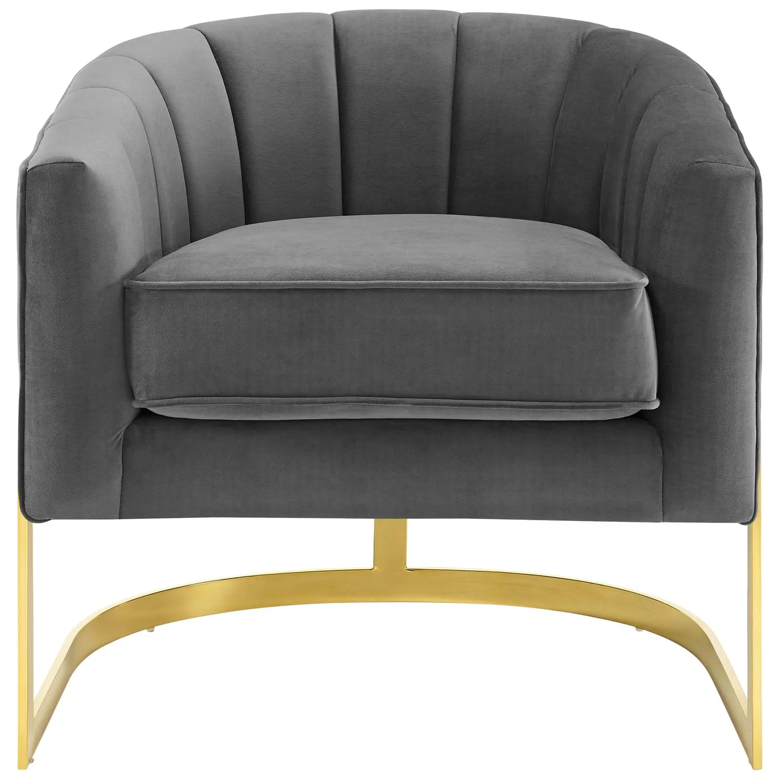 Esteem Tufted Performance Velvet Armchair