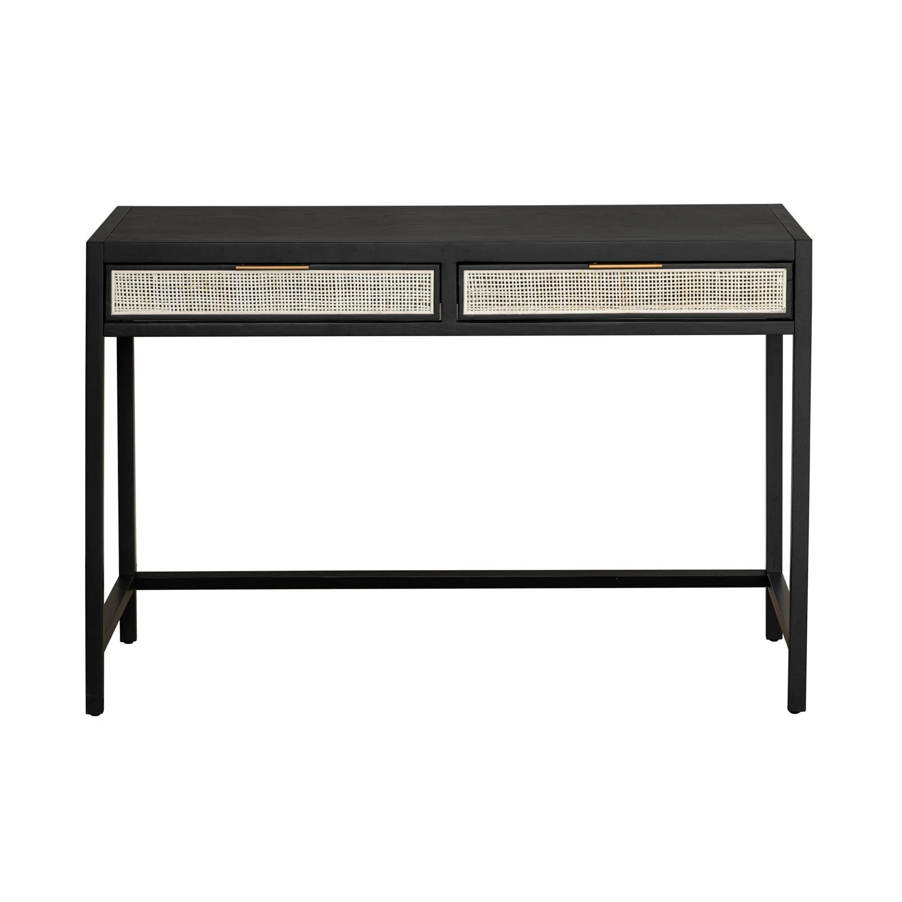 Rattan Desk - Ebony