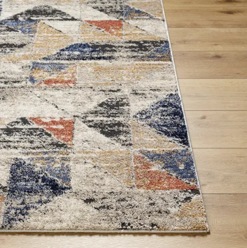 Liebe LBE-2307 5'3" x 7' Machine Woven Rug