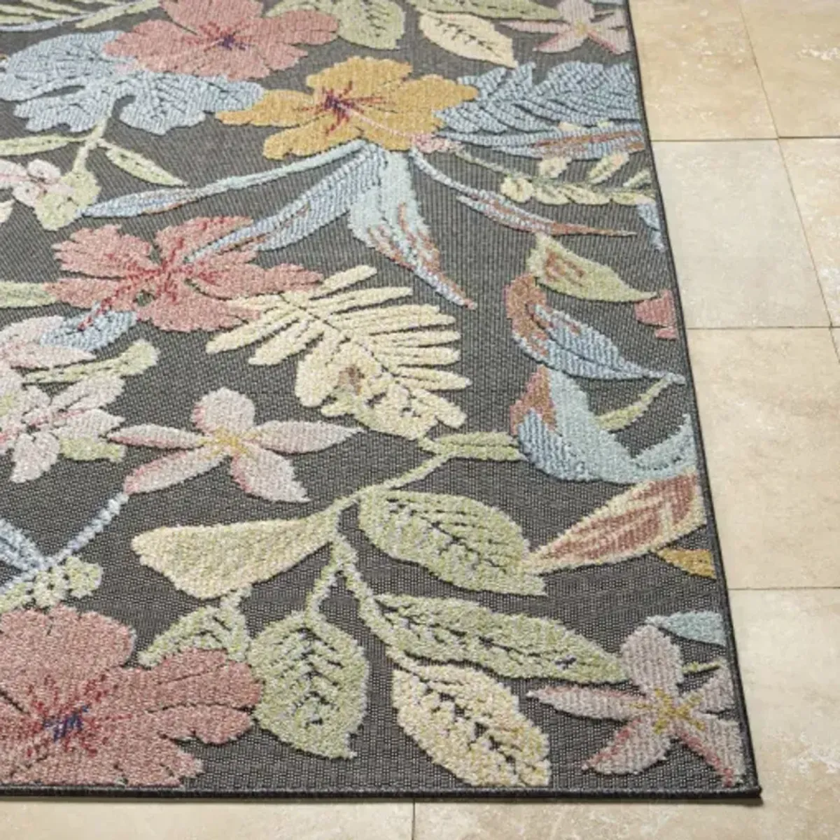 Lakeside LKD-2305 5'3" x 7' Machine Woven Rug