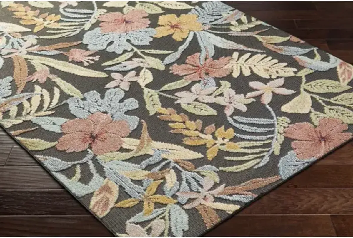 Lakeside LKD-2305 5'3" x 7' Machine Woven Rug