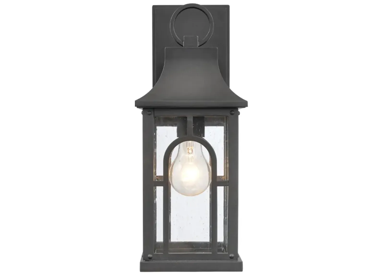 Triumph 14.5" High 1-Light Outdoor Sconce - Textured Black