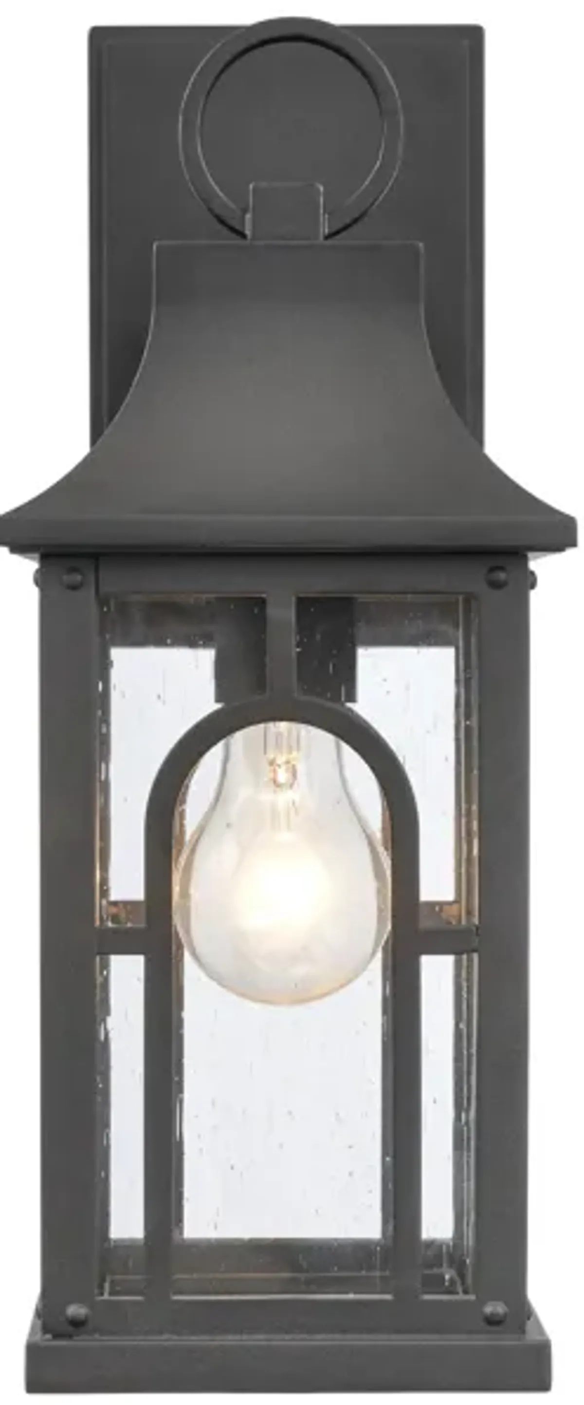 Triumph 14.5" High 1-Light Outdoor Sconce - Textured Black