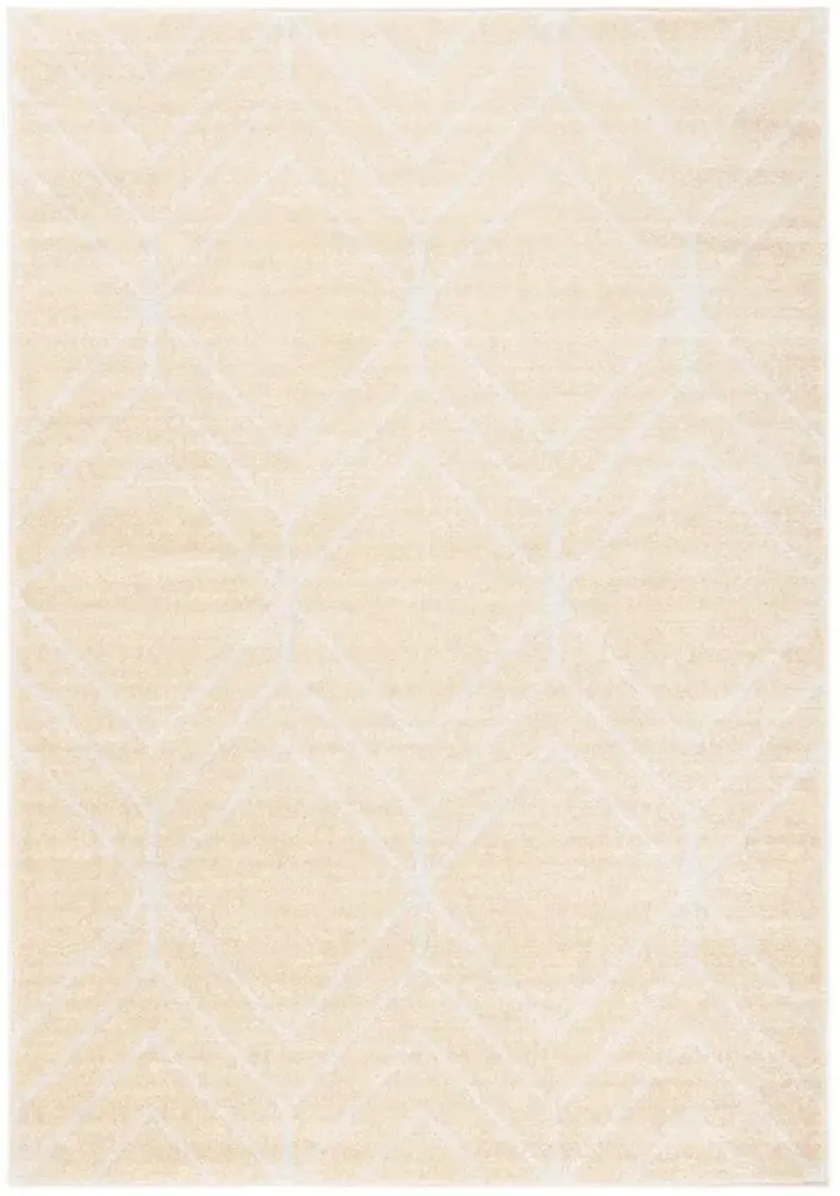 ADIRONDACK Contemporary Gold / Light Grey 2'-6" X 8' Powerloomed Rug