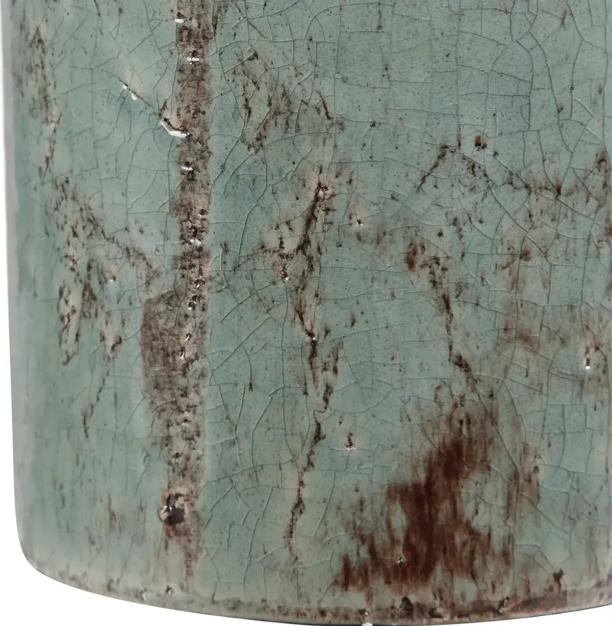 Callais Crackled Aqua Table Lamp