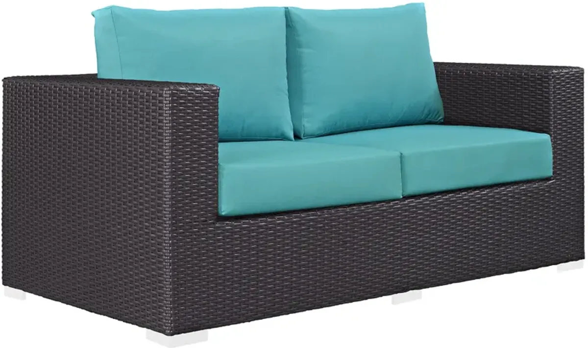 Convene 5 Piece Outdoor Patio Sofa Set